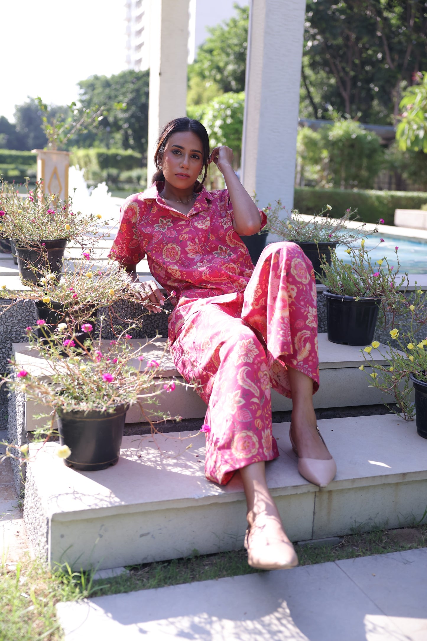 Pink Night Suit