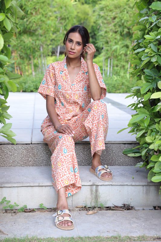 Boho Chic Printed Co-ord-set