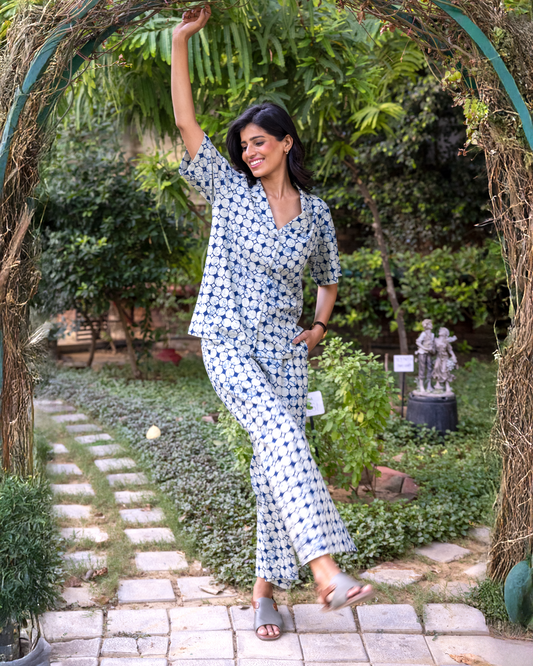 Handblock Printed Cotton Co-ord-Set